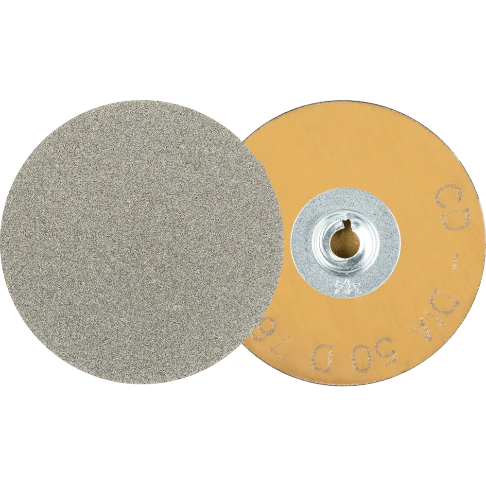 Produktfoto 1 von PFERD TOOLS COMBIDISC Diamant Schleifblatt CD Ø 50mm D76/P 220 für Titan, Glas, GFK und Stein, 10 Stk.
