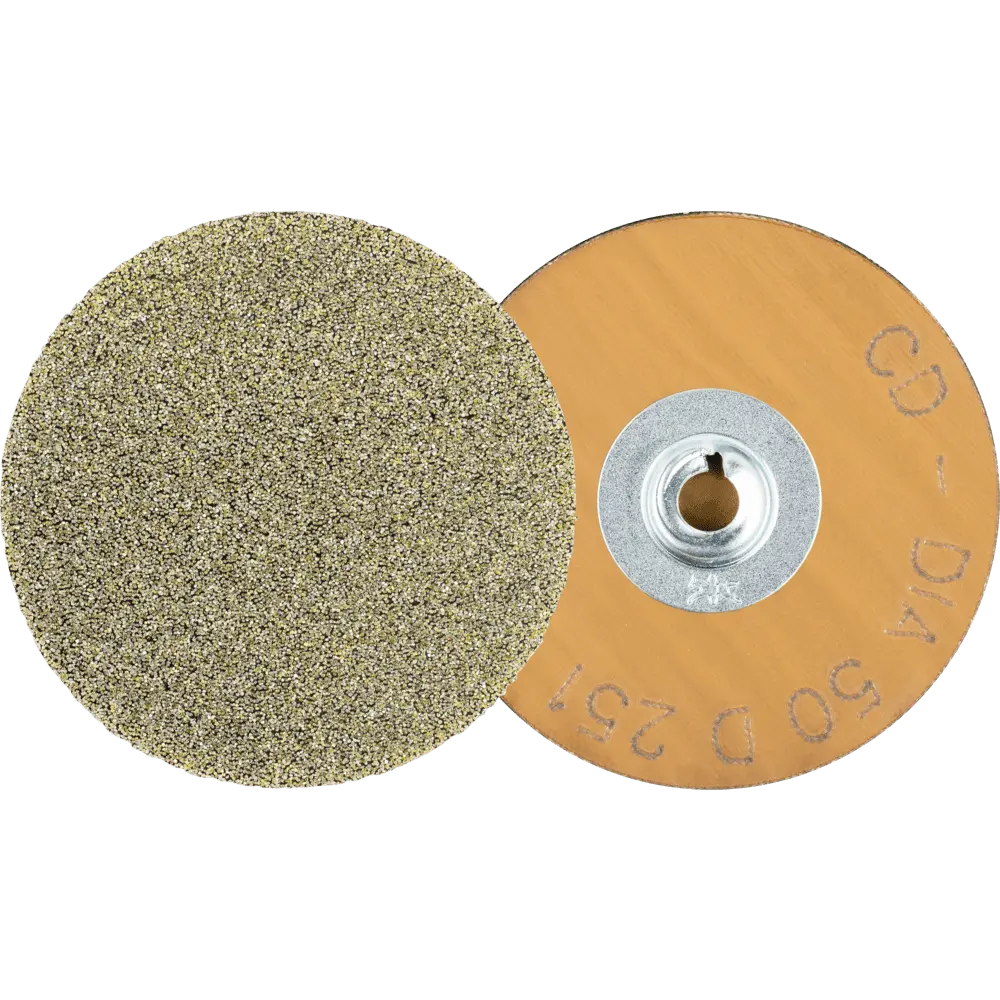 Produktfoto 1 von PFERD TOOLS COMBIDISC Diamant Schleifblatt CD Ø 50mm D251/P 60 für Titan, Glas, GFK und Stein, 10 Stk.