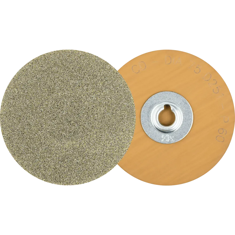 Produktfoto 1 von PFERD TOOLS COMBIDISC Diamant Schleifblatt CD Ø 75 mm D251/P 60 für Titan, Glas, GFK und Stein, 10 Stk.