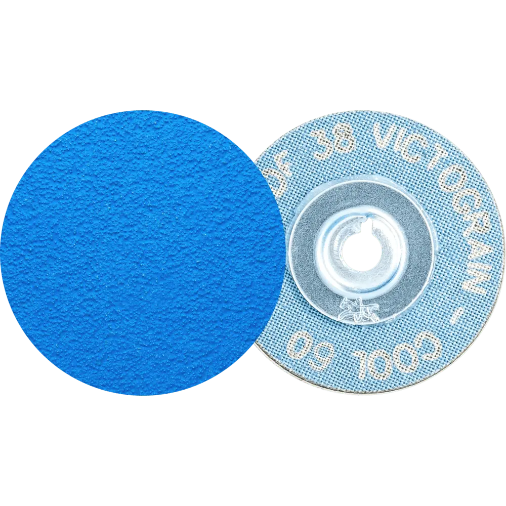 Produktfoto 1 von PFERD TOOLS COMBIDISC Schleifblatt CD Ø 38 mm VICTOGRAIN-COOL60 für Stahl und Edelstahl, 100 Stk.