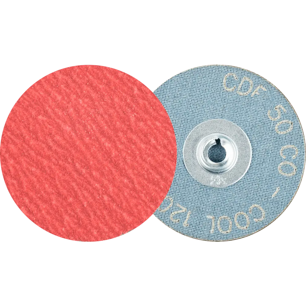 PFERD TOOLS COMBIDISC Keramikkorn Mini-Fiberscheibe CDF Ø 50mm CO-COOL120 für Stahl und Edelstahl, 100 Stk.