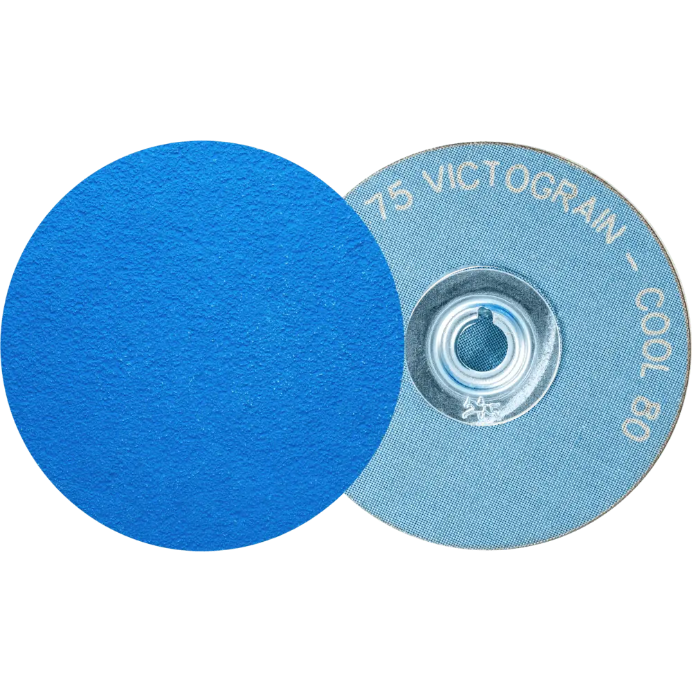 Produktfoto 1 von PFERD TOOLS COMBIDISC Schleifblatt CD Ø 75 mm VICTOGRAIN-COOL80 für Stahl und Edelstahl, 50 Stk.