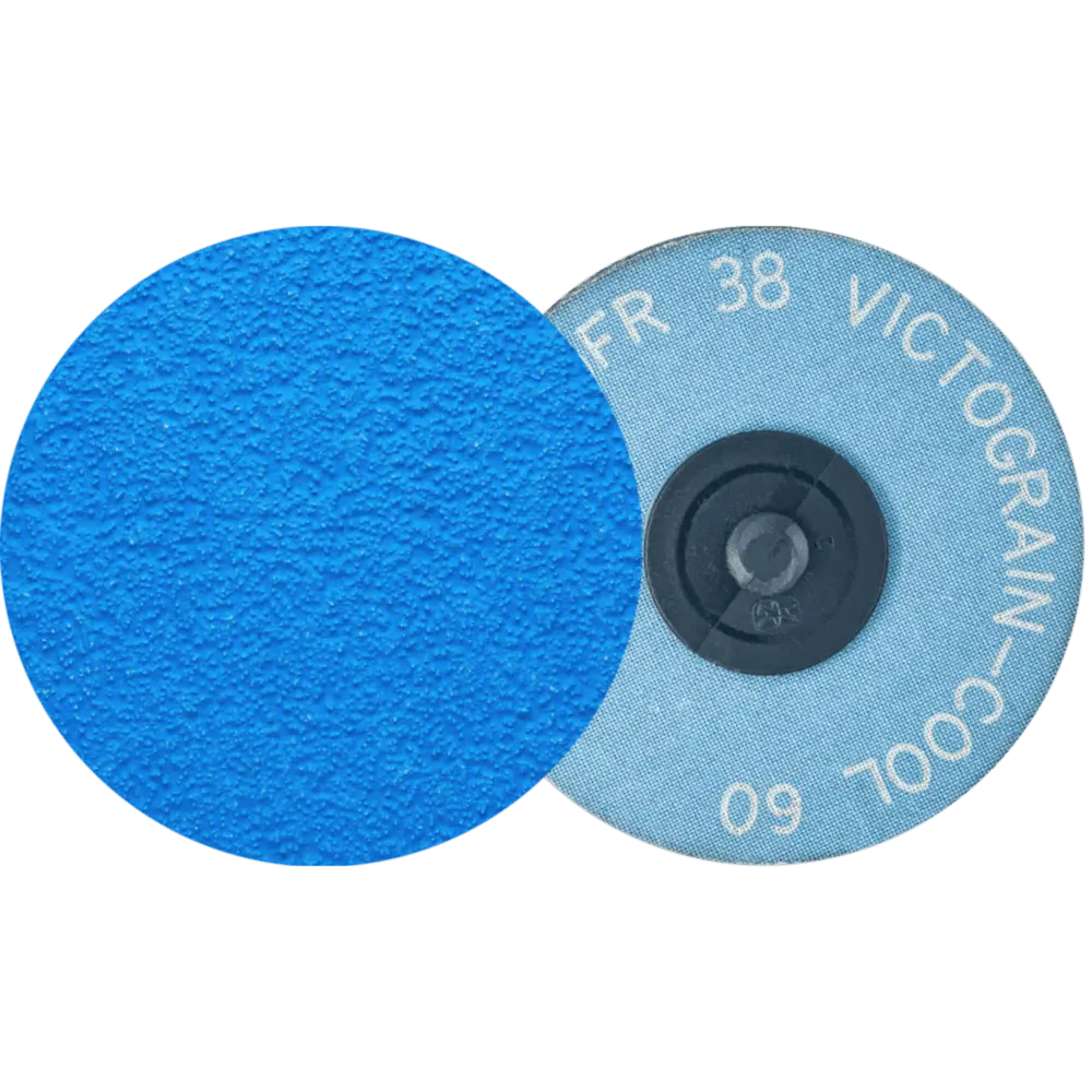 Produktfoto 1 von PFERD TOOLS COMBIDISC Schleifblatt CDR Ø 38 mm VICTOGRAIN-COOL60 für Stahl und Edelstahl, 100 Stk.