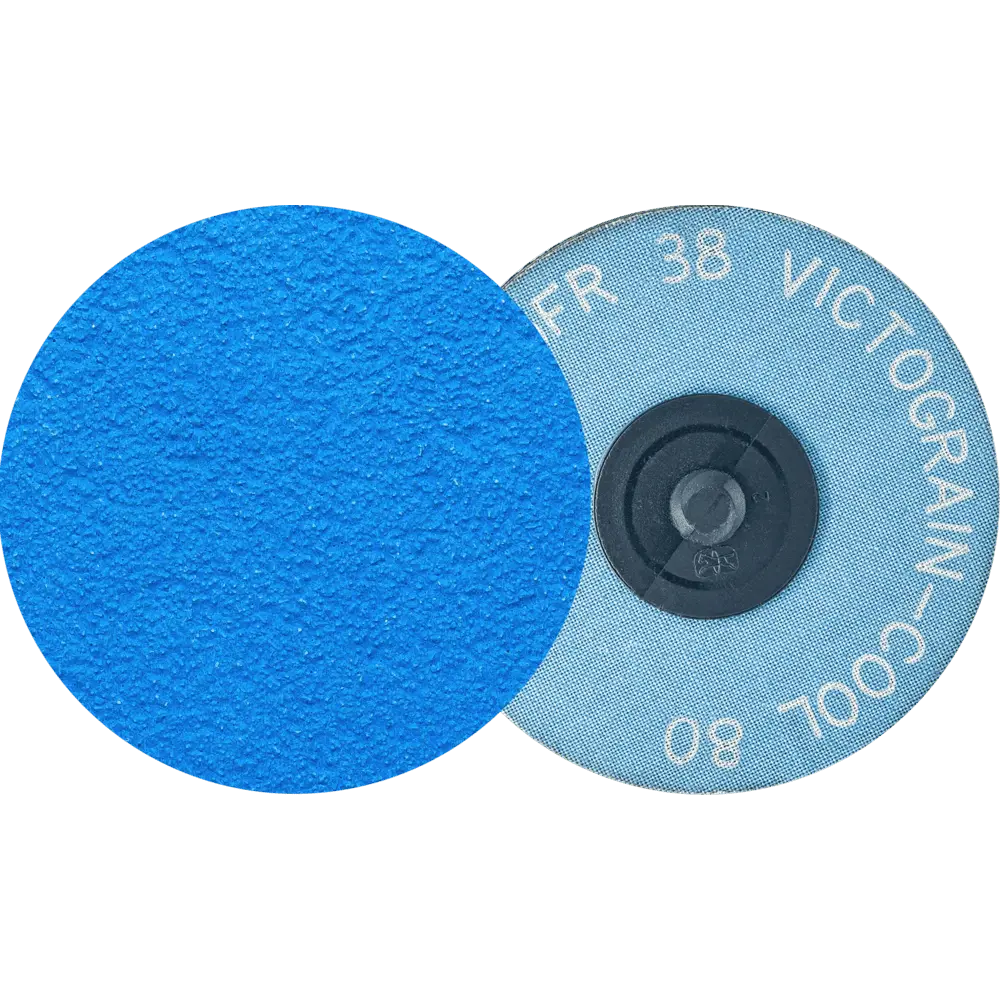 Produktfoto 1 von PFERD TOOLS COMBIDISC Schleifblatt CDR Ø 38 mm VICTOGRAIN-COOL80 für Stahl und Edelstahl, 100 Stk.