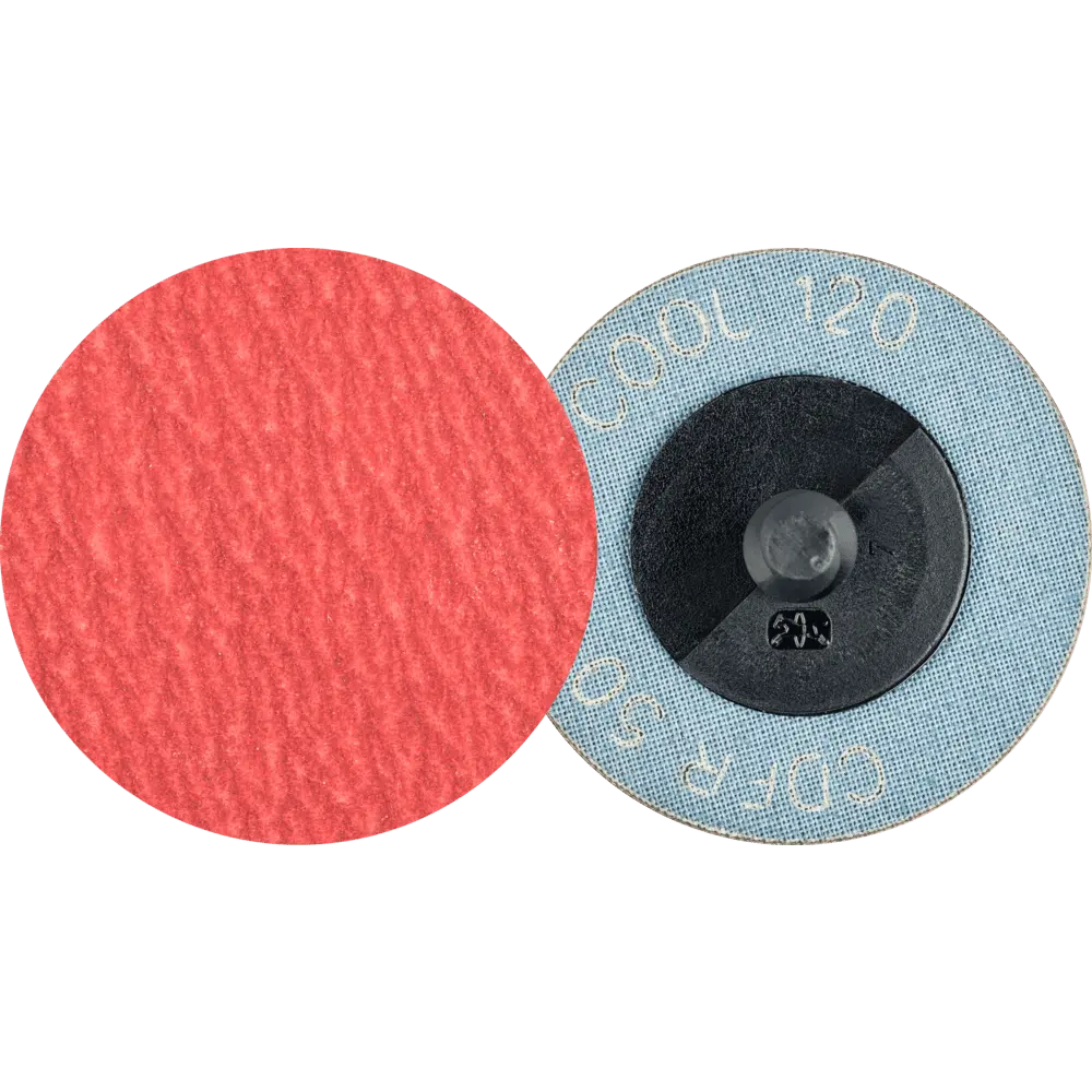 Produktfoto 1 von PFERD TOOLS COMBIDISC Keramikkorn Mini-Fiberscheibe CDFR Ø 50mm CO-COOL120 für Stahl und Edelstahl, 100 Stk.