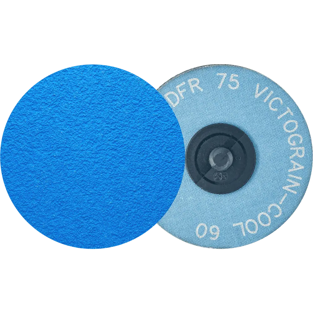 Produktfoto 1 von PFERD TOOLS COMBIDISC Schleifblatt CDR Ø 75 mm VICTOGRAIN-COOL60 für Stahl und Edelstahl, 50 Stk.