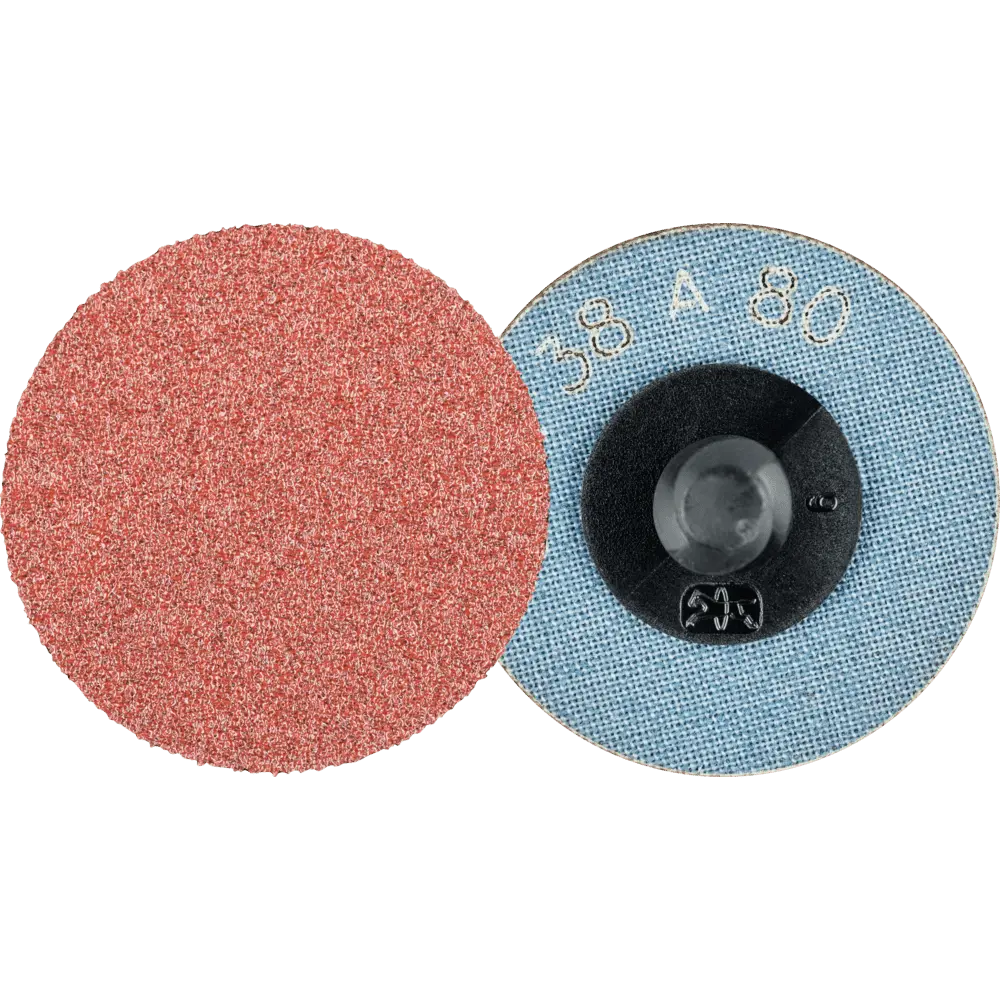 Produktfoto 1 von PFERD TOOLS COMBIDISC Korund Schleifblatt CDR Ø 38 mm A80 für universelle Anwendungen, 100 Stk.