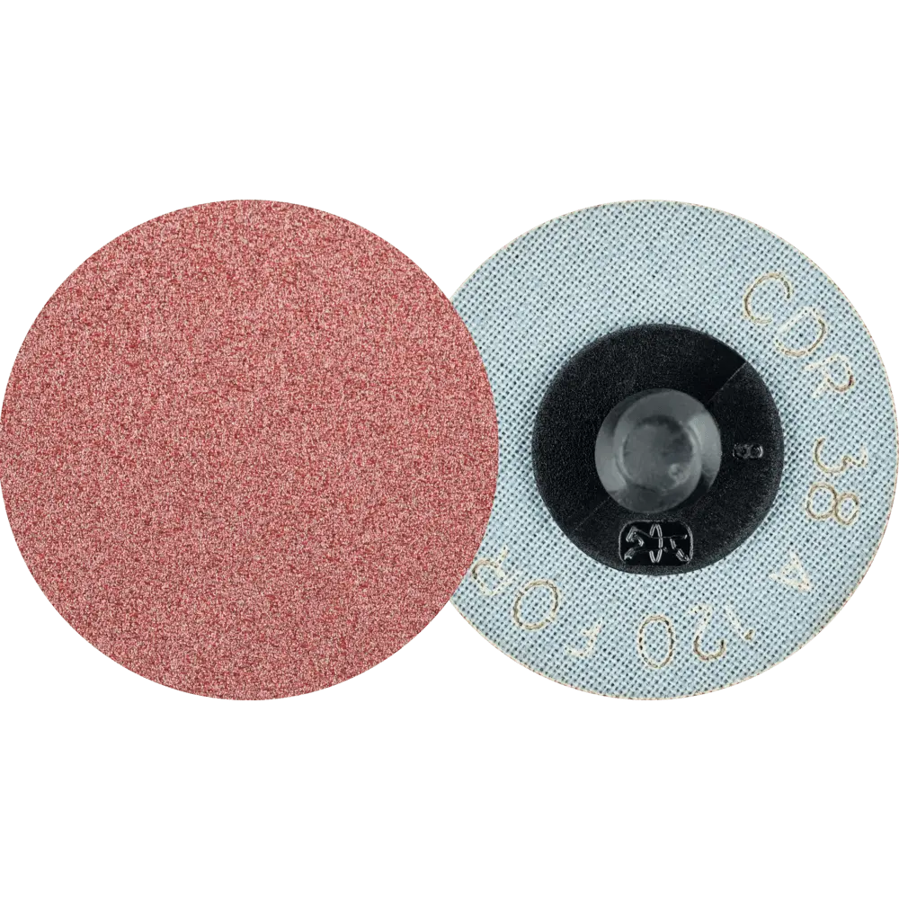 Produktfoto 1 von PFERD TOOLS COMBIDISC Korund Schleifblatt CDR Ø 38 mm A120 FORTE für hohen Abtrag, 100 Stk.