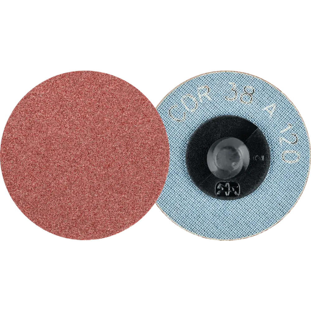 Produktfoto 1 von PFERD TOOLS COMBIDISC Korund Schleifblatt CDR Ø 38 mm A120 für universelle Anwendungen, 100 Stk.