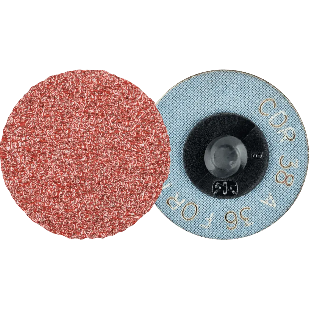 Produktfoto 1 von PFERD TOOLS COMBIDISC Korund Schleifblatt CDR Ø 38 mm A36 FORTE für hohen Abtrag, 100 Stk.