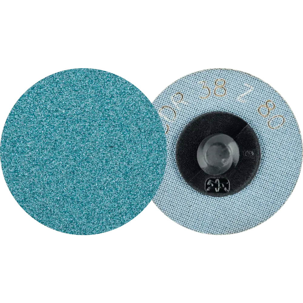 Produktfoto 1 von PFERD TOOLS COMBIDISC Zirkon Schleifblatt CDR Ø 38 mm Z80 für gehärteten Stahl, 100 Stk.