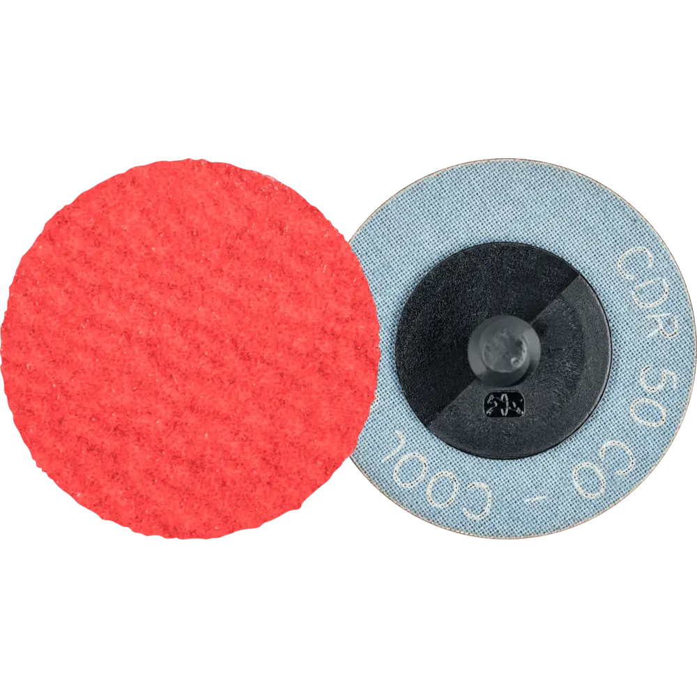 Produktfoto 1 von PFERD TOOLS COMBIDISC Keramikkorn Schleifblatt CDR Ø 50mm CO-COOL60 für Stahl und Edelstahl, 100 Stk.