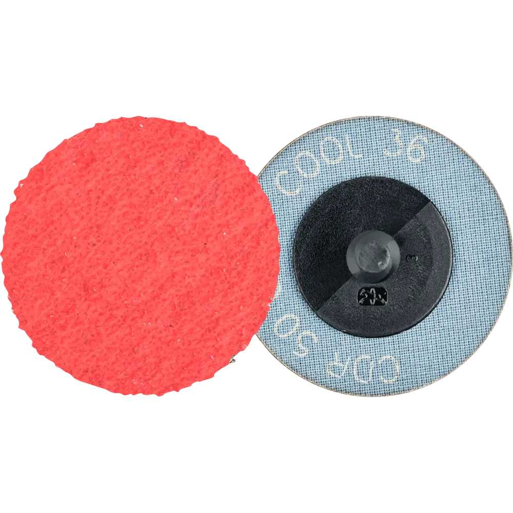 Produktfoto 1 von PFERD TOOLS COMBIDISC Keramikkorn Schleifblatt CDR Ø 50mm CO-COOL36 für Stahl und Edelstahl, 100 Stk.