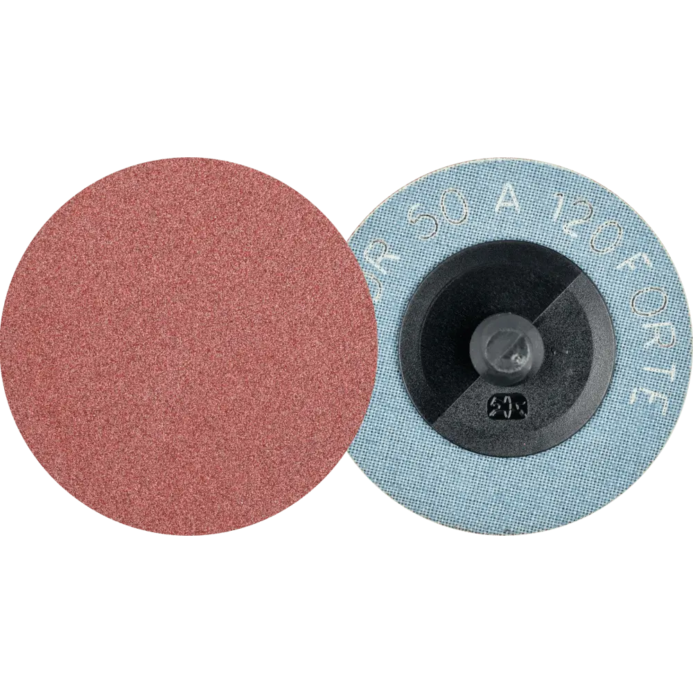 Produktfoto 1 von PFERD TOOLS COMBIDISC Korund Schleifblatt CDR Ø 50mm A120 FORTE für hohen Abtrag, 100 Stk.
