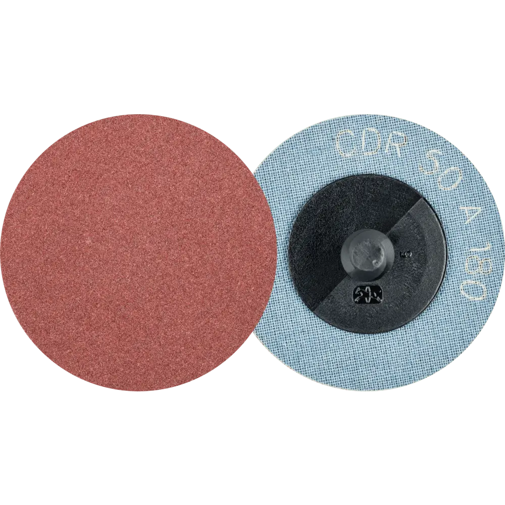 Produktfoto 1 von PFERD TOOLS COMBIDISC Korund Schleifblatt CDR Ø 50mm A180 für universelle Anwendungen, 100 Stk.