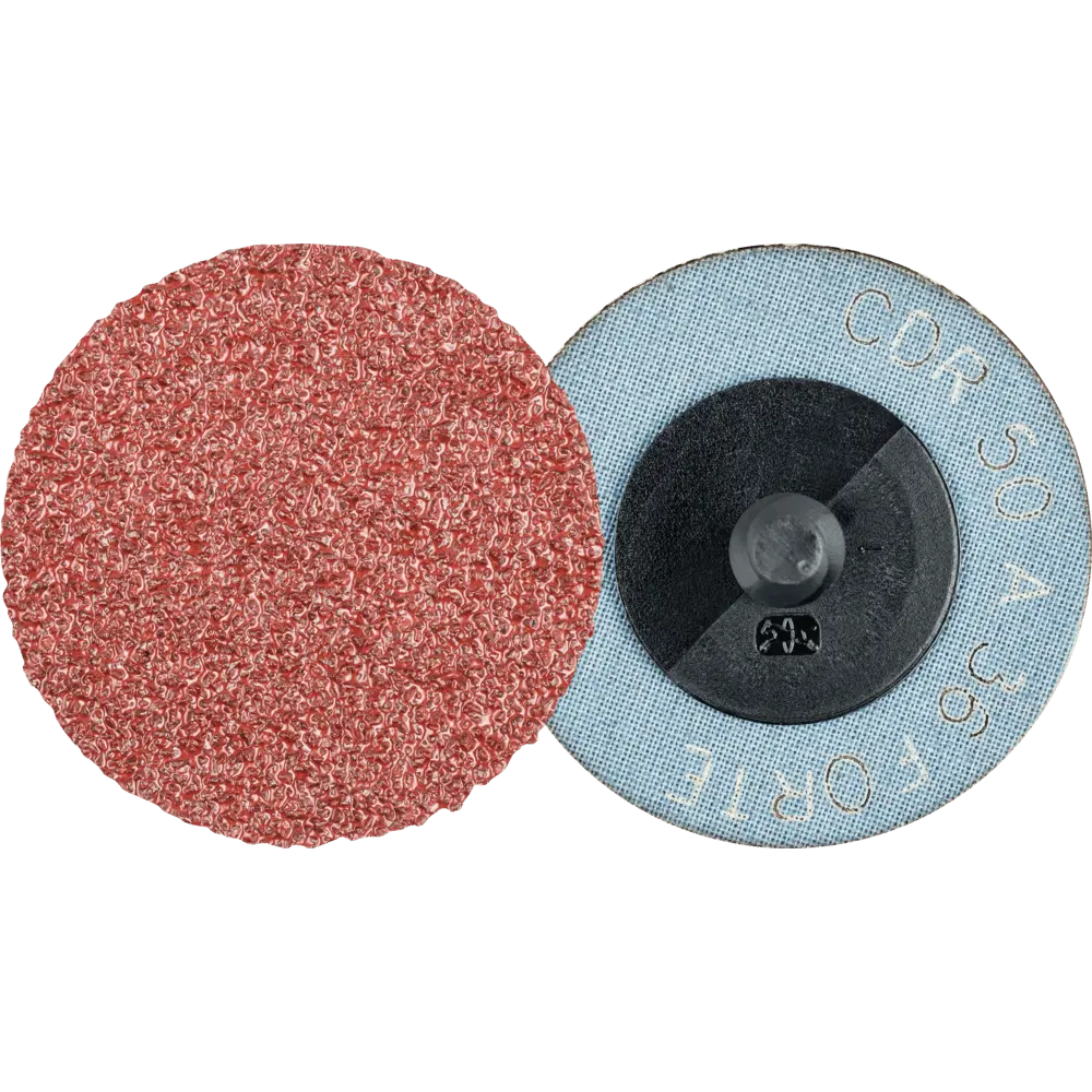 Produktfoto 1 von PFERD TOOLS COMBIDISC Korund Schleifblatt CDR Ø 50mm A36 FORTE für hohen Abtrag, 100 Stk.