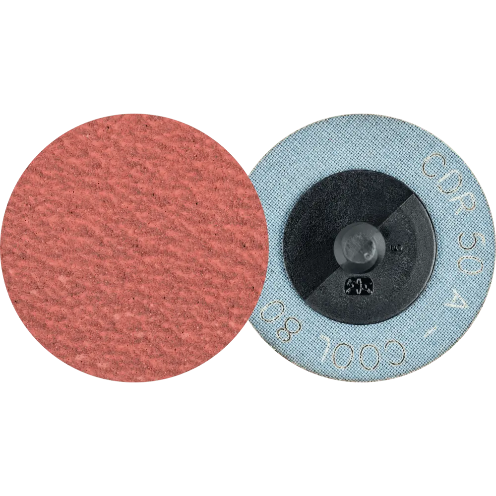 Produktfoto 1 von PFERD TOOLS COMBIDISC Korund Schleifblatt CDR Ø 50mm A80 COOL für Edelstahl, 100 Stk.
