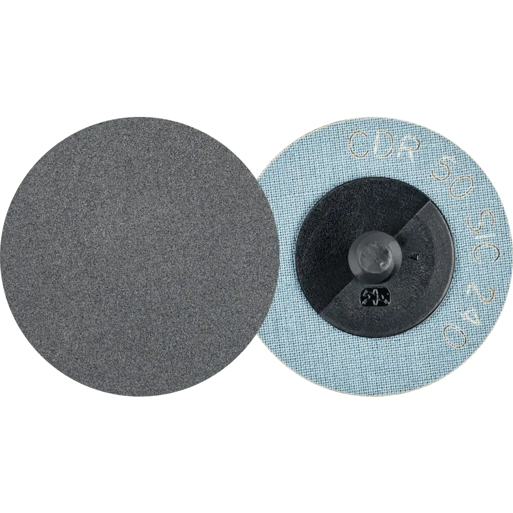 Produktfoto 1 von PFERD TOOLS COMBIDISC SIC Schleifblatt CDR Ø 50mm SIC240 für harte NE Metalle, 100 Stk.