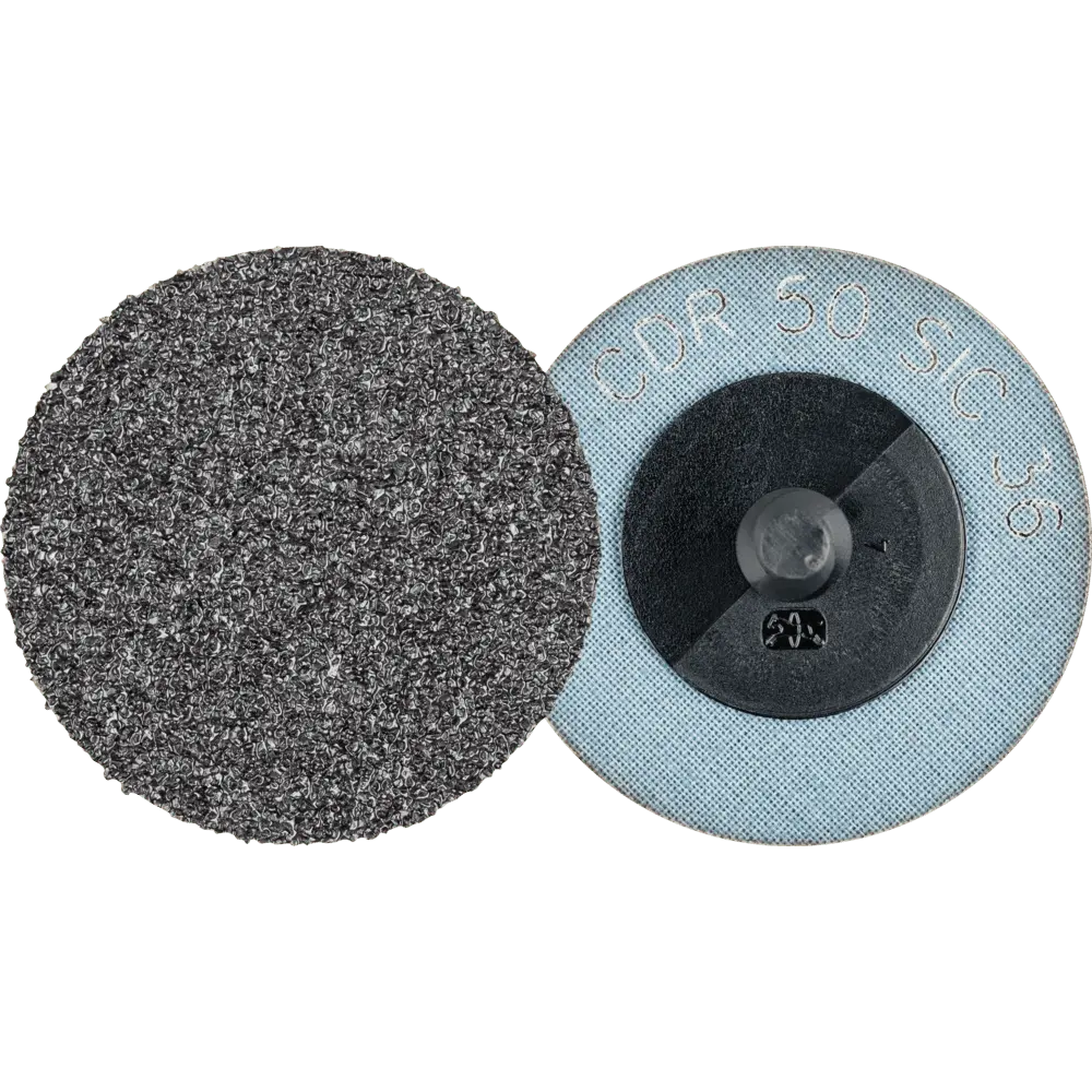 Produktfoto 1 von PFERD TOOLS COMBIDISC SIC Schleifblatt CDR Ø 50mm SIC36 für harte NE Metalle, 100 Stk.