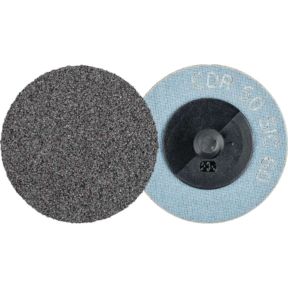 Produktfoto 1 von PFERD TOOLS COMBIDISC SIC Schleifblatt CDR Ø 50mm SIC60 für harte NE Metalle, 100 Stk.