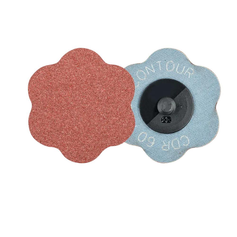 Produktfoto 1 von PFERD TOOLS COMBIDISC Korund Schleifblatt CDR Ø 60mm A60 CONTOUR für Konturen, 50 Stk.