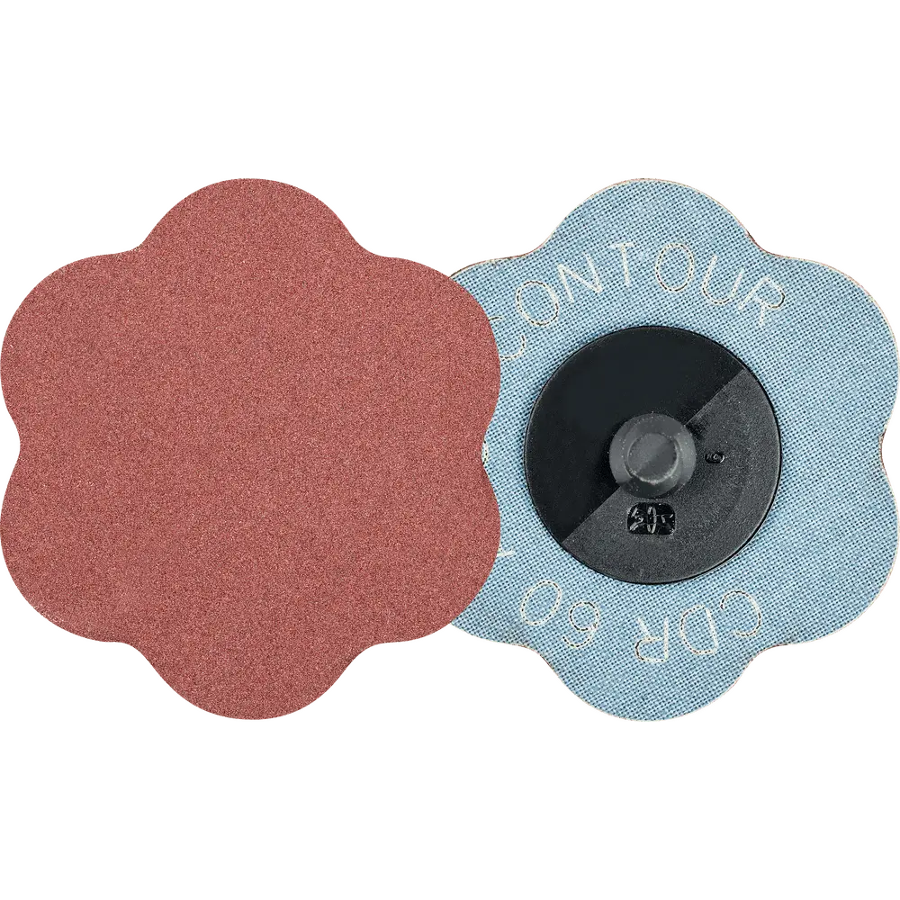 Produktfoto 1 von PFERD TOOLS COMBIDISC Korund Schleifblatt CDR Ø 60mm A180 CONTOUR für Konturen, 50 Stk.