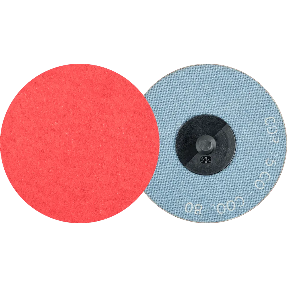 Produktfoto 1 von PFERD TOOLS COMBIDISC Keramikkorn Schleifblatt CDR Ø 75 mm CO-COOL80 für Stahl und Edelstahl, 50 Stk.