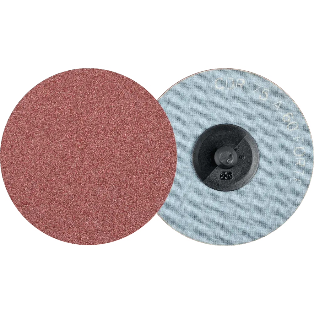 Produktfoto 1 von PFERD TOOLS COMBIDISC Korund Schleifblatt CDR Ø 75 mm A60 FORTE für hohen Abtrag, 50 Stk.