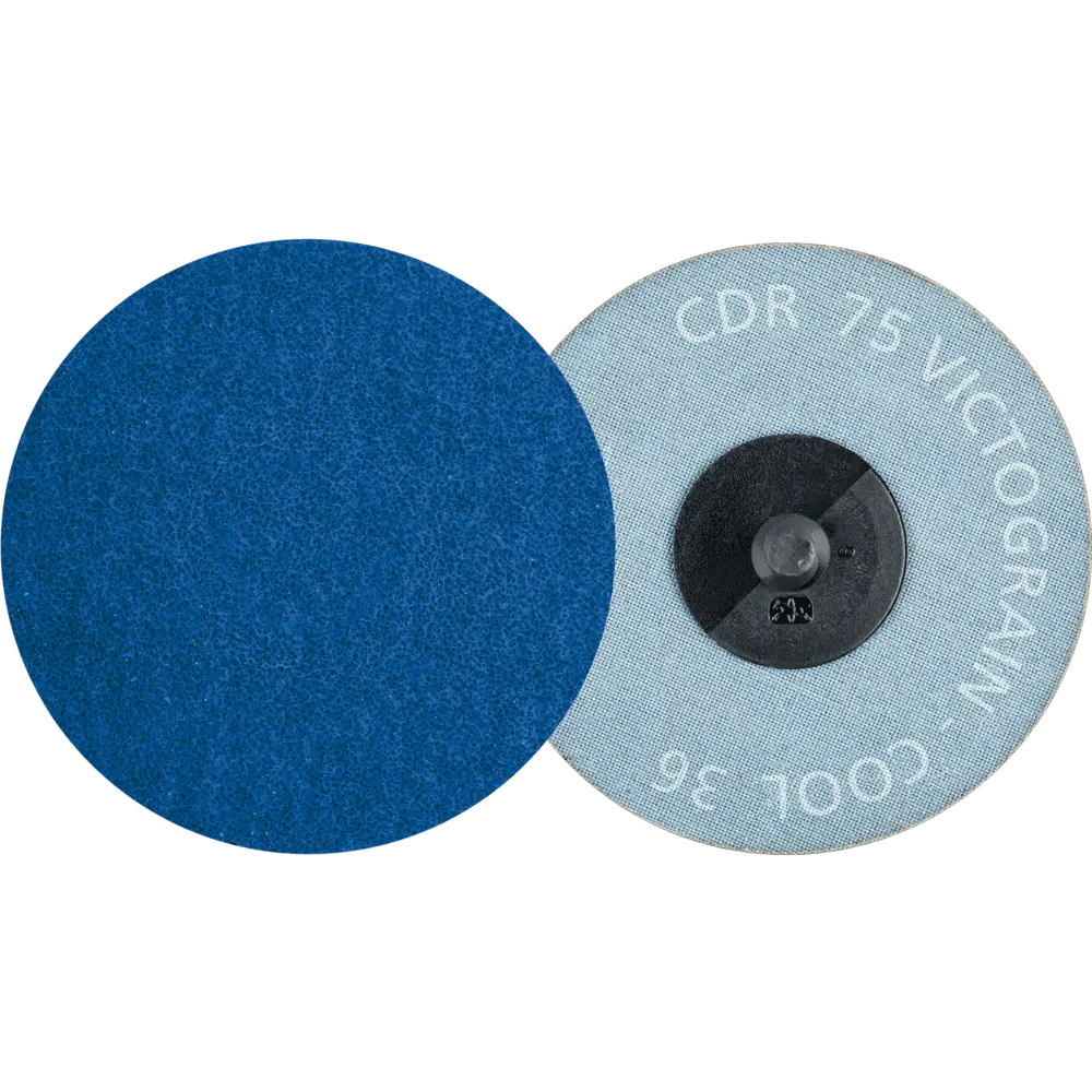Produktfoto 1 von PFERD TOOLS COMBIDISC Schleifblatt CDR Ø 75 mm VICTOGRAIN-COOL36 für Stahl und Edelstahl, 50 Stk.