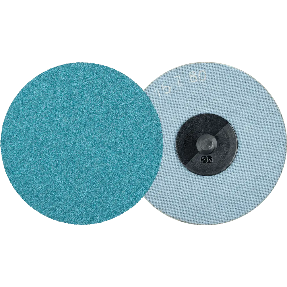 Produktfoto 1 von PFERD TOOLS COMBIDISC Zirkon Schleifblatt CDR Ø 75 mm Z80 für gehärteten Stahl, 50 Stk.