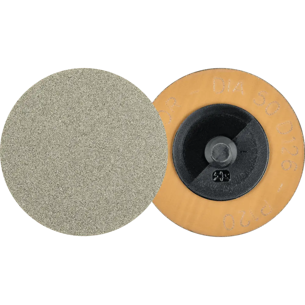 Produktfoto 1 von PFERD TOOLS COMBIDISC Diamant Schleifblatt CDR Ø 50mm D126/P 120 für Titan, Glas, GFK und Stein, 10 Stk.