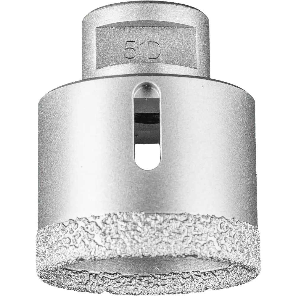 Produktfoto 1 von PFERD TOOLS Diamant-Trockenbohrer DCD FL Ø51 mm M14 für Fliesen (Winkelschleifer)
