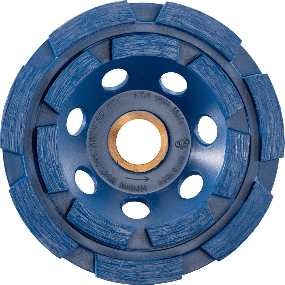 Produktfoto 1 von PFERD TOOLS Diamant-Teller DCW 2R 100x6x22,23 mm zum egalisieren von Beton und Estrich
