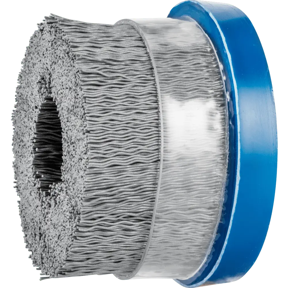 Produktfoto 1 von PFERD TOOLS COMPOSITE Tellerbürste DBUR Ø 76x22,2 mm Bohrung SiC-Filament-Ø 0,55 mm Korn 320 stationär