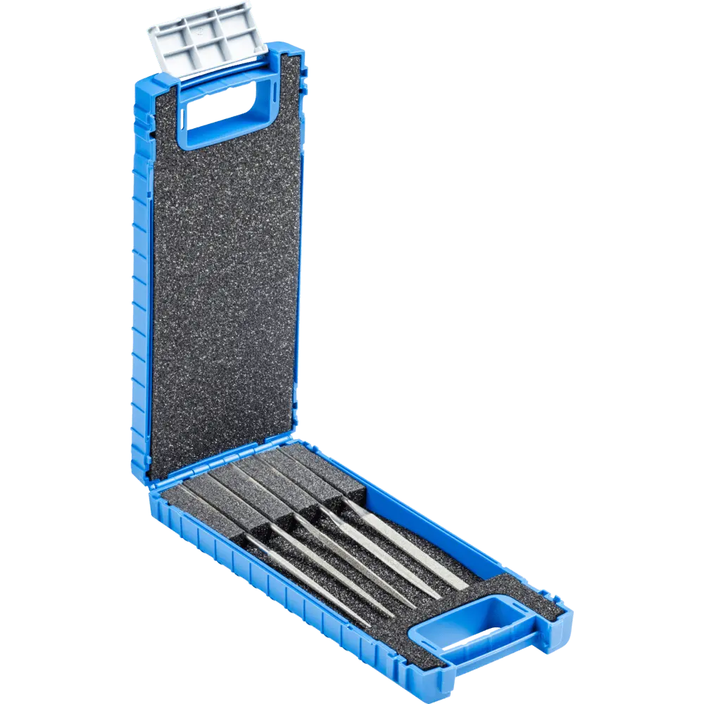 Produktfoto 1 von PFERD TOOLS Diamant-Nadelfeilen-Set 5-tlg. 140mm D126 (mittel) für harte Werkstoffe