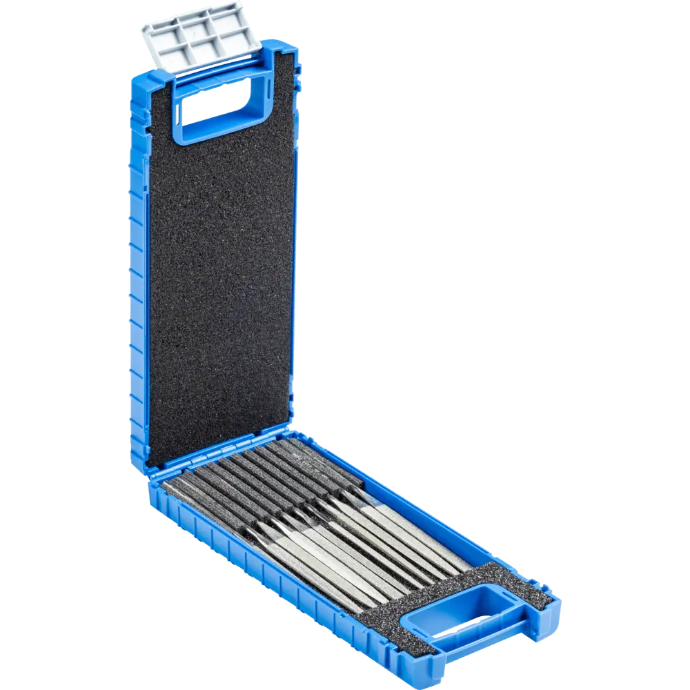 Produktfoto 1 von PFERD TOOLS Diamant-Nadelfeilen-Set 11-tlg. 140mm D126 (mittel) für harte Werkstoffe