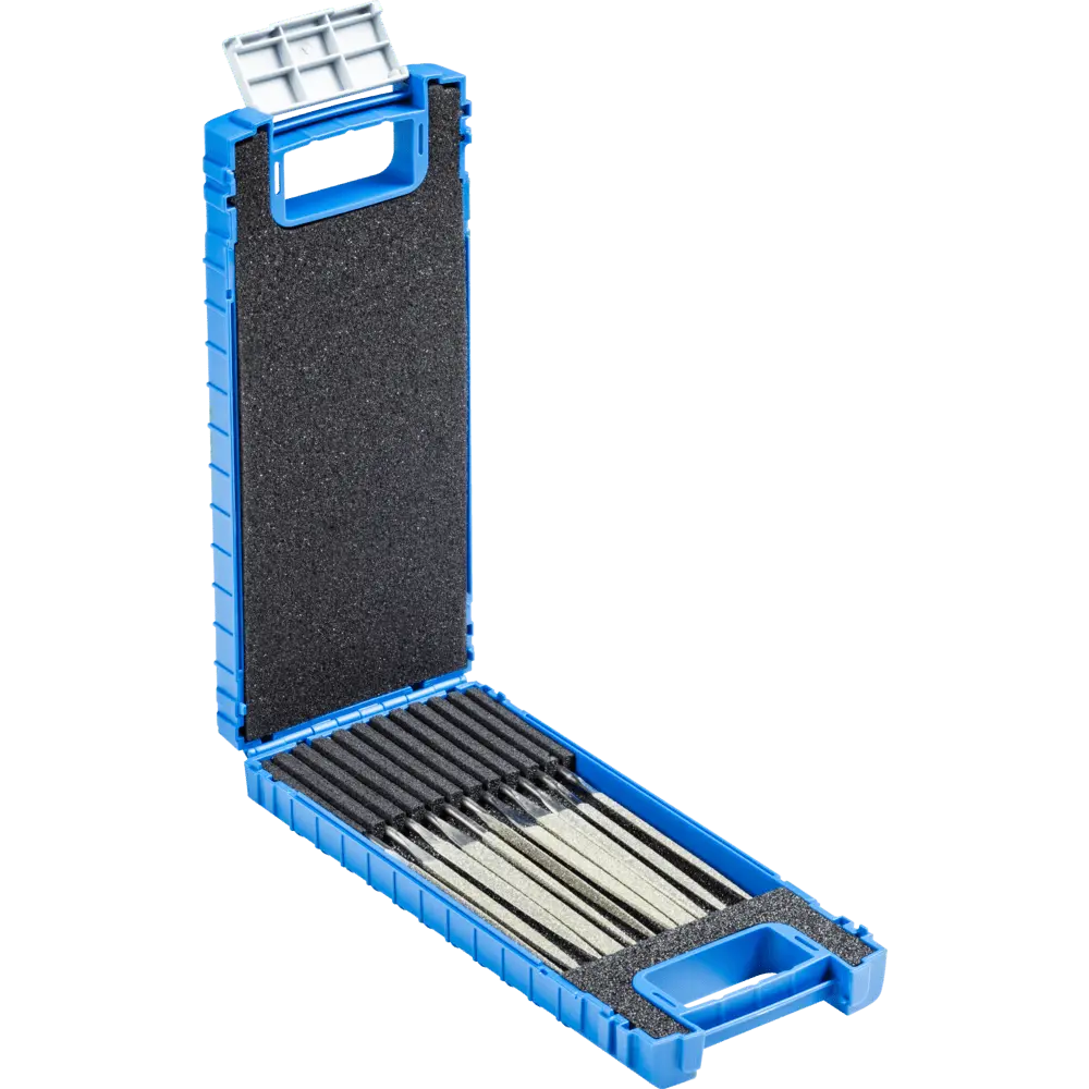 Produktfoto 1 von PFERD TOOLS Diamant-Nadelfeilen-Set 11-tlg. 140mm D181 (grob) für harte Werkstoffe