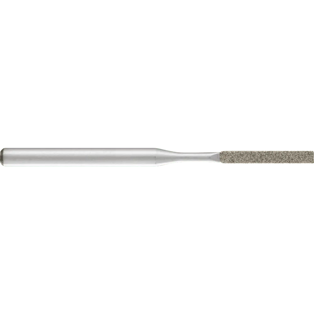 Produktfoto 1 von PFERD TOOLS Diamantfeile für Handfeilgerät flachst. 2,0x1,0x50mm Schaft-Ø3 mm D126 (mittel) beidseitig