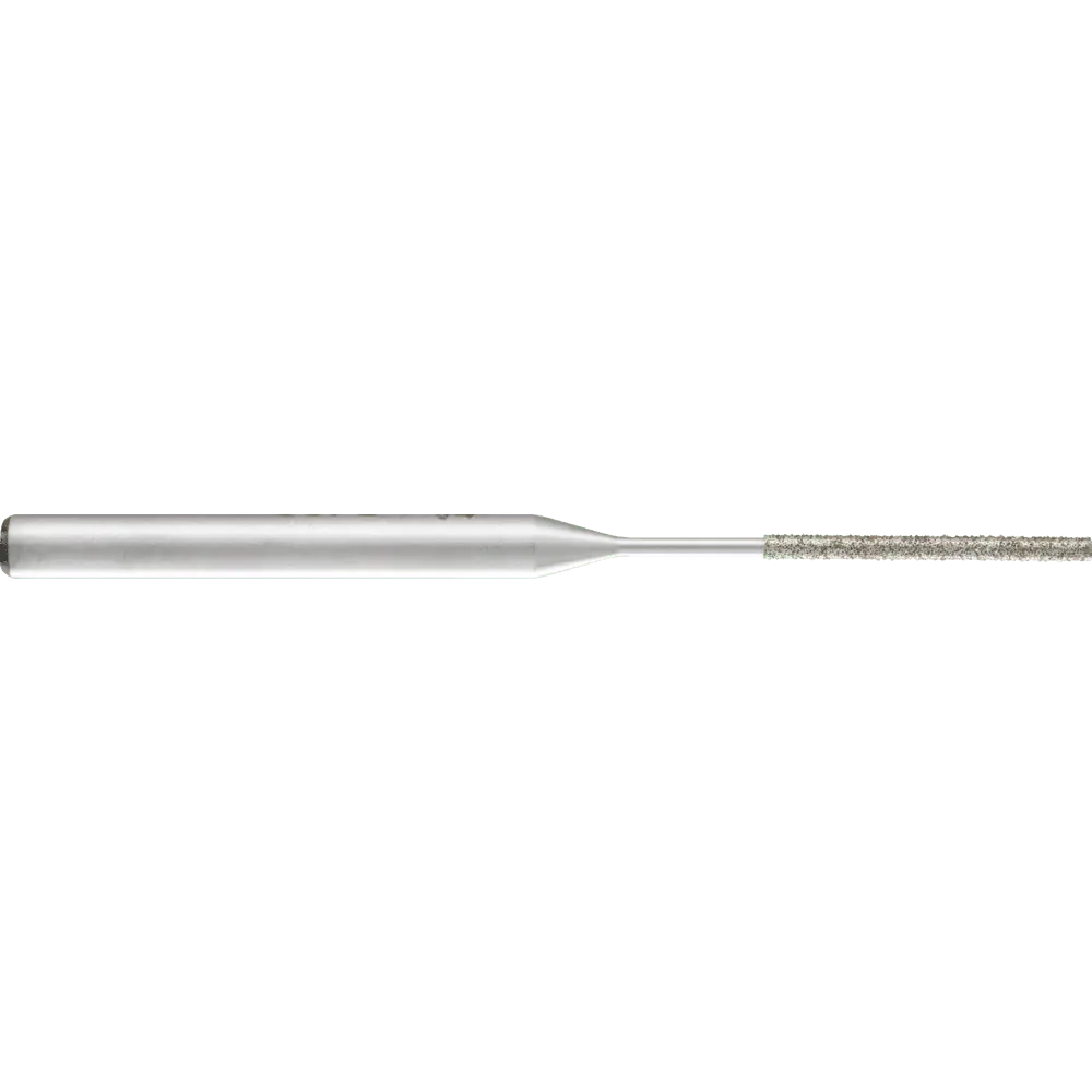 Produktfoto 1 von PFERD TOOLS Diamantfeile für Handfeilgerät rund Ø1,0x50mm Schaft-Ø3 mm D126 (mittel) komplett