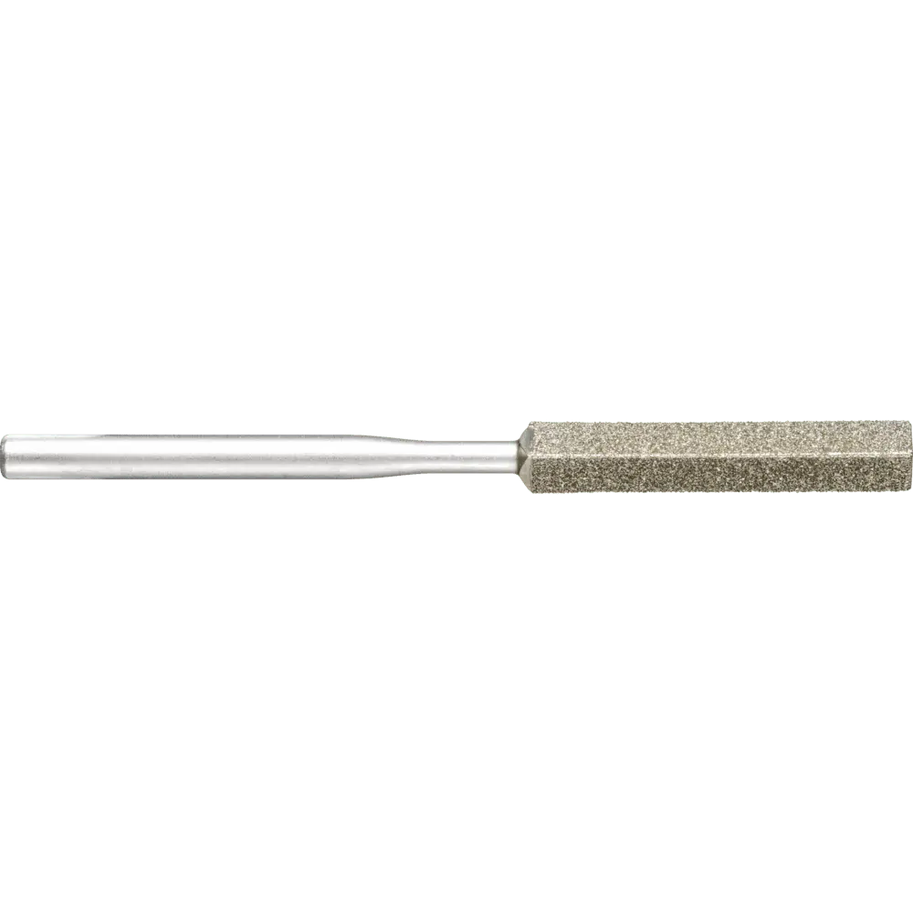Produktfoto 1 von PFERD TOOLS Diamantfeile für Handfeilgerät dreikant 4,5x4,5x60mm Schaft-Ø3 mm D126 (mittel) komplett