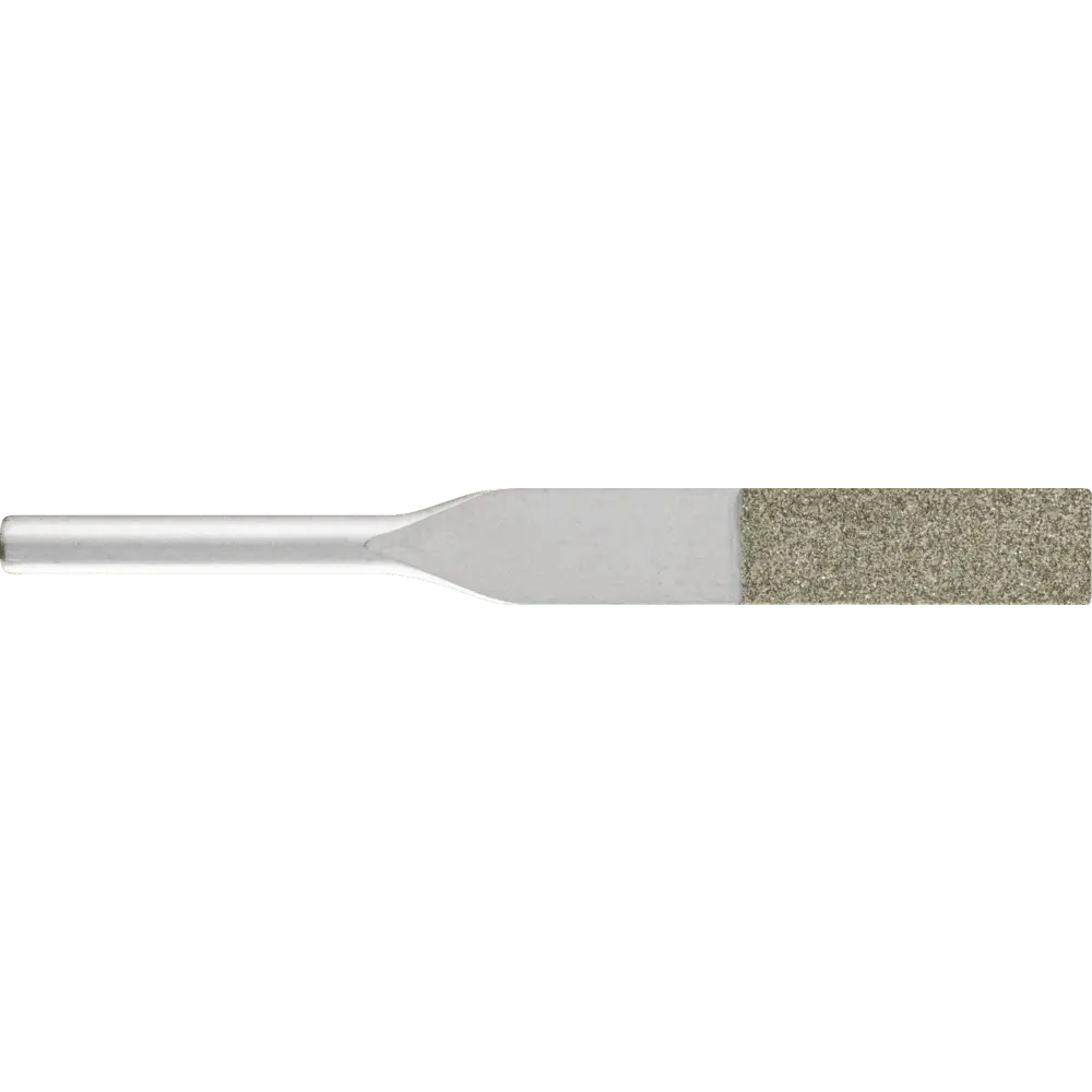 Produktfoto 1 von PFERD TOOLS Diamantfeile für Handfeilgerät flachkonisch 6,3x1,0x55 mm SchaftØ3 mm D126 (mittel) komplett