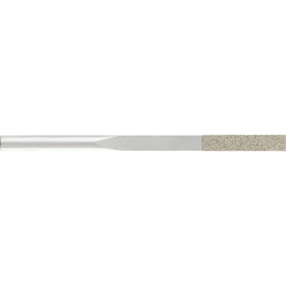 Produktfoto 1 von PFERD TOOLS Diamantfeile für Handfeilgerät flachkonisch 3,3x1,0x55 mm SchaftØ3 mm D126 (mittel) komplett