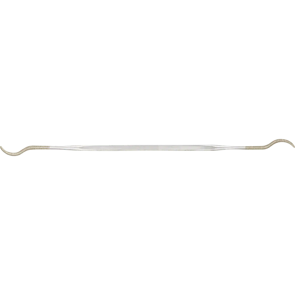 Produktfoto 1 von PFERD TOOLS Diamant-Riffelfeile Vogelzunge geb. 150mm D126 (mittel) f. kompl. Geo. harter Werkstoffe