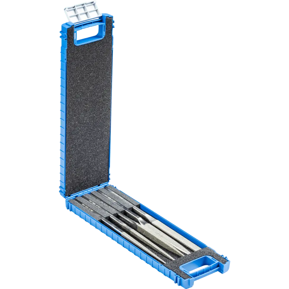 Produktfoto 1 von PFERD TOOLS Diamant-Handyfeilen-Set 5-tlg. 215 mm D181 (grob) Schaft geschmiedet/Einsatz ohne Heft