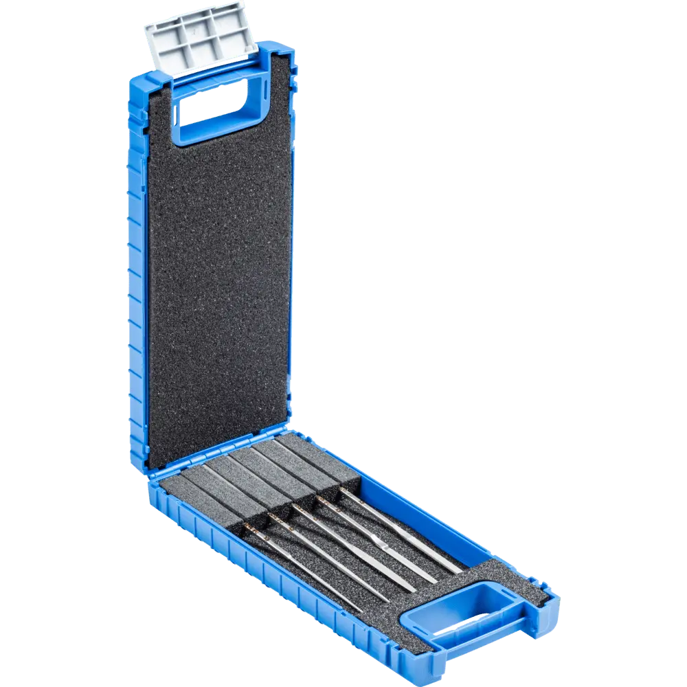 Produktfoto 1 von PFERD TOOLS Diamant-Hemmungsfeilen-Set 5-tlg. 140mm D25 (fein) für kl. Geometrien harter Werkstoffe