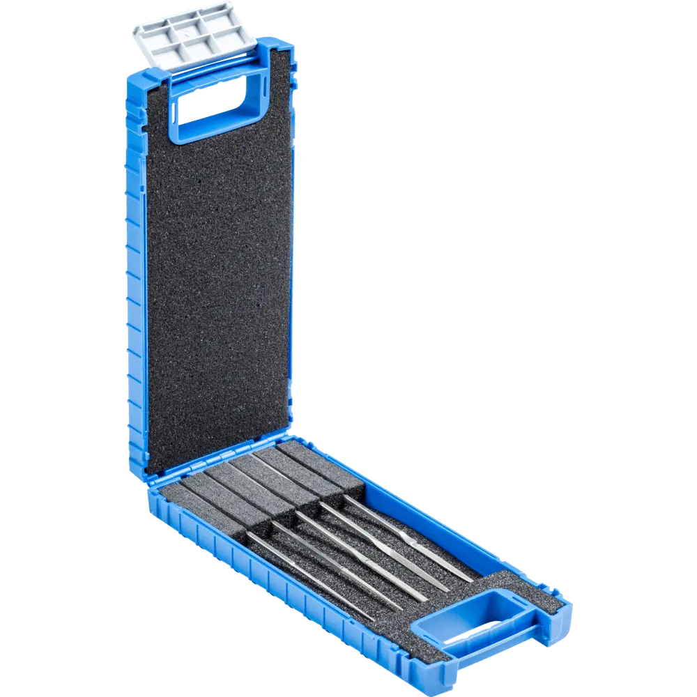 Produktfoto 1 von PFERD TOOLS Diamant-Hemmungsfeilen-Set 5-tlg. 140mm D46 (fein) für kl. Geometrien harter Werkstoffe