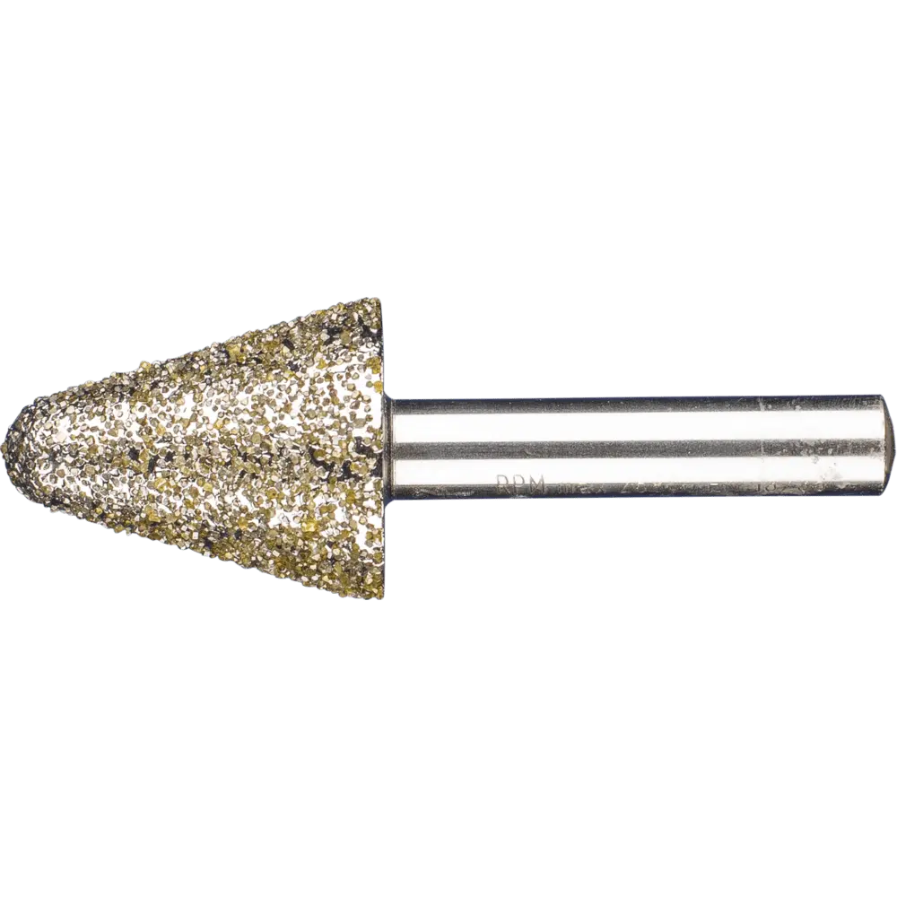 Produktfoto 1 von PFERD TOOLS Diamant-Schleifstift Kegel 24x30x8 mm D852 zum Schleifen von Grau-und Sphäroguss