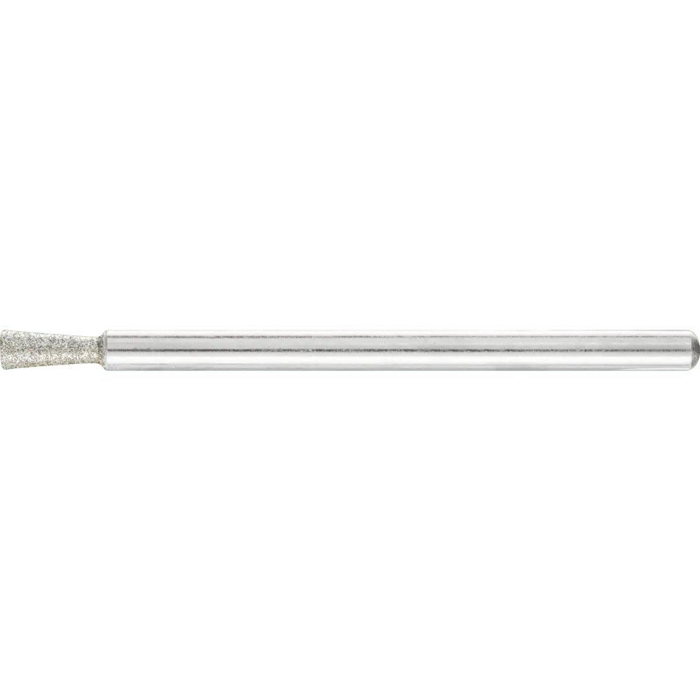 Produktfoto 1 von PFERD TOOLS Dia.-Schleifst. Topf Ø3x8° SchaftØ3 mm D126 (mit.) zum Schleifen von Planflächen/Absätzen