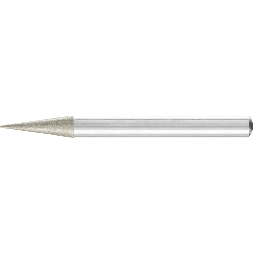 Produktfoto 1 von PFERD TOOLS Diamant-Schleifstift Spitzkegel Ø6x15° SchaftØ6 mm D64 (fein) zum Anfasen/Entgraten/Senken