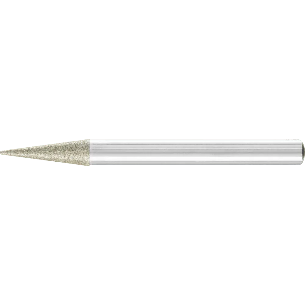 Produktfoto 1 von PFERD TOOLS Diamant-Schleifstift Spitzkegel Ø6x15° SchaftØ6 mm D126 (mit.) zum Anfasen/Entgraten/Senken